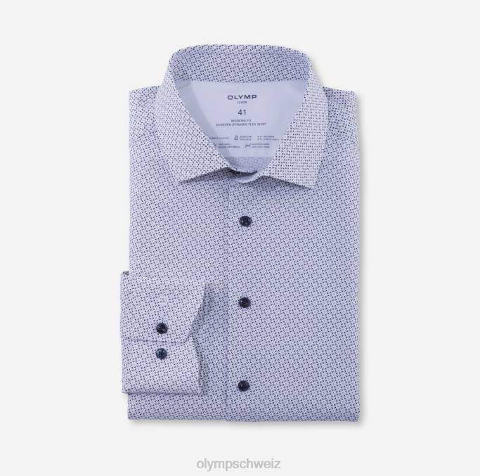 OLYMP Luxor 24/seven Modern Fit, Businesshemd, Global Kent, Taupe LBD81164 Kleidung