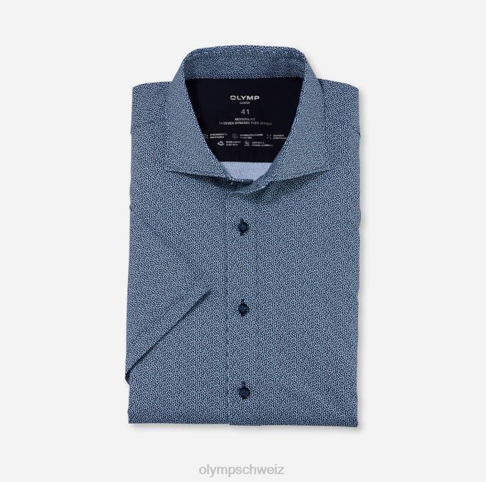 OLYMP Luxor 24/seven Modern Fit, Businesshemd, Kent, hellgrün LBD81178 Kleidung