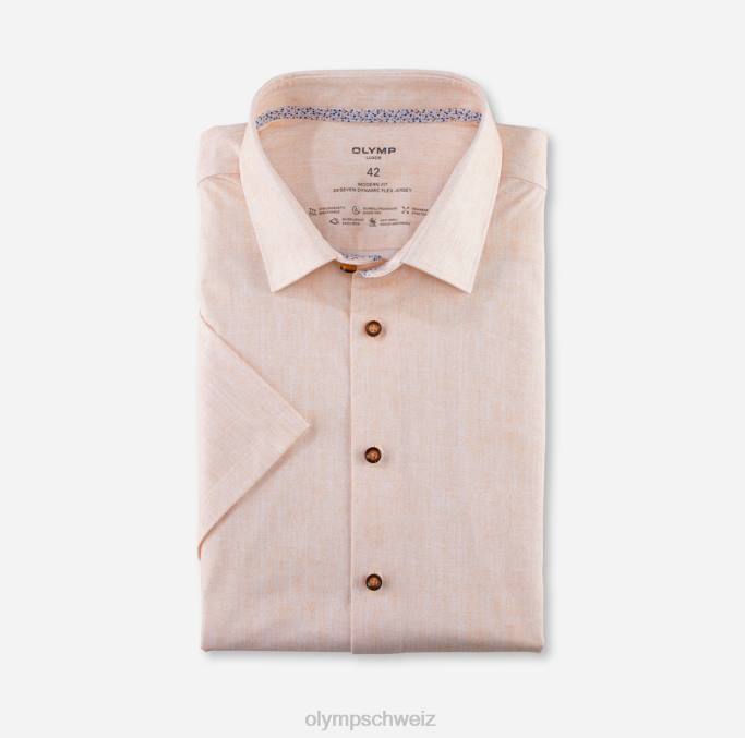 OLYMP Luxor 24/seven Modern Fit, Businesshemd, New Kent, Mandarin LBD81198 Kleidung