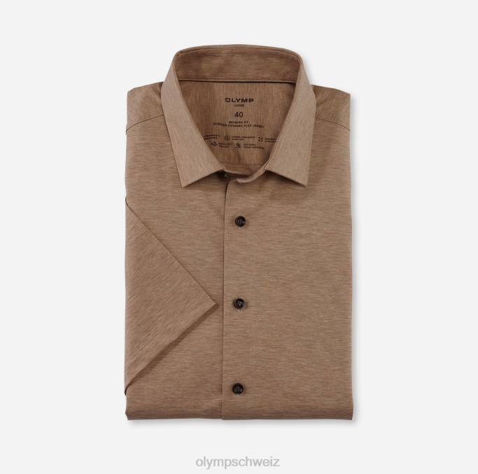 OLYMP Luxor 24/seven Modern Fit, Businesshemd, New Kent, Natur LBD81044 Kleidung