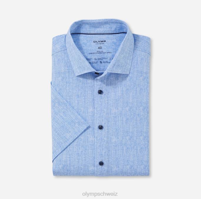 OLYMP Luxor 24/seven Modern Fit, Businesshemd, New Kent, Royal LBD81181 Kleidung