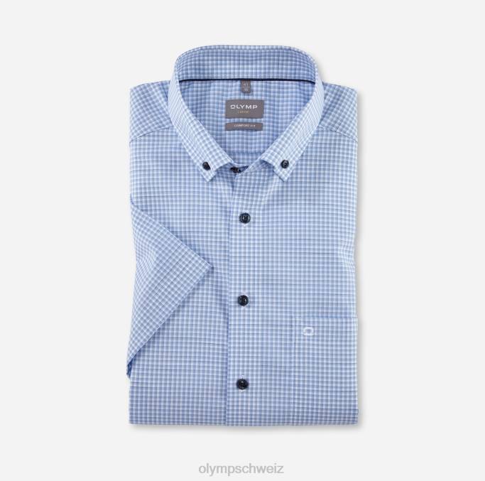 OLYMP Luxor Comfort Fit, Businesshemd, Button-Down, Blau LBD81649 Kleidung
