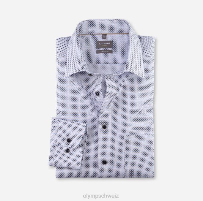 OLYMP Luxor Comfort Fit, Businesshemd, Langarm extra lang, New Kent, Natur LBD81700 Kleidung