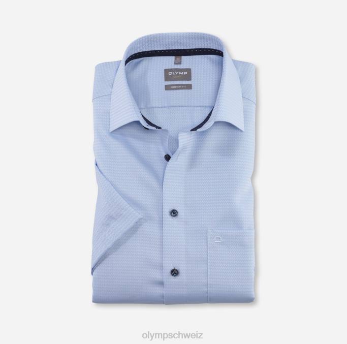OLYMP Luxor Comfort Fit, Businesshemd, New Kent, Blau LBD81489 Kleidung