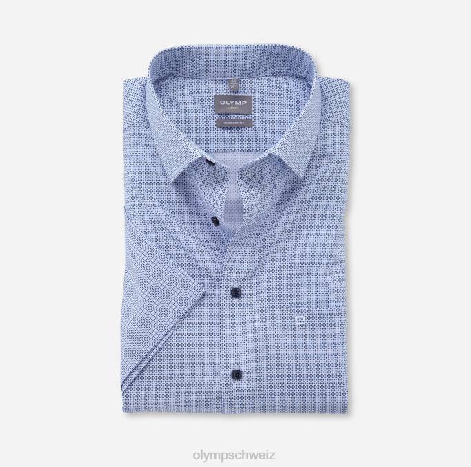 OLYMP Luxor Comfort Fit, Businesshemd, New Kent, Blau LBD81499 Kleidung