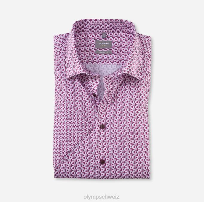 OLYMP Luxor Comfort Fit, Businesshemd, New Kent, Fuchsia LBD81591 Kleidung