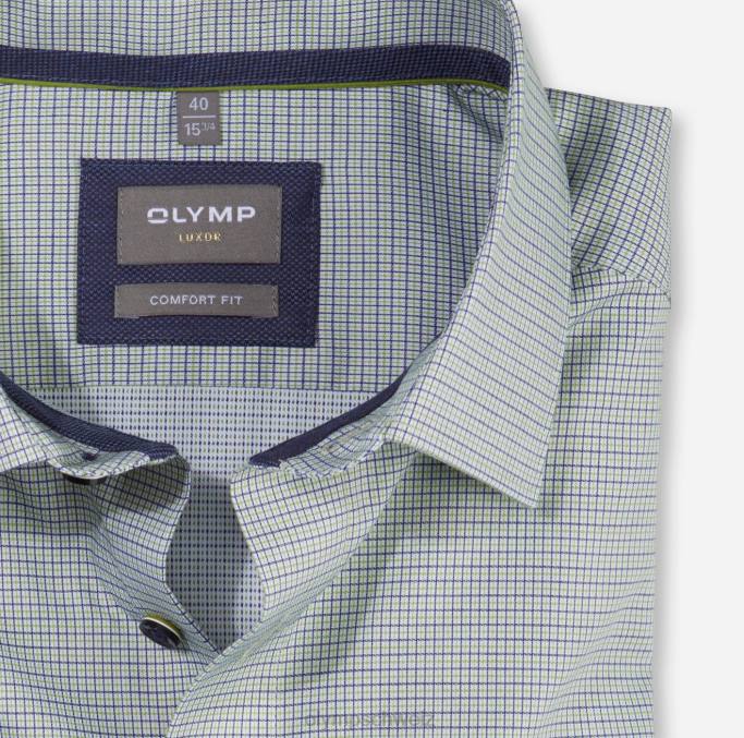 OLYMP Luxor Comfort Fit, Businesshemd, New Kent, Limette LBD81534 Kleidung