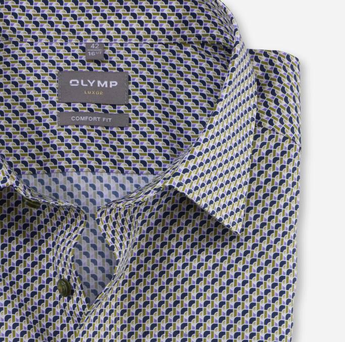 OLYMP Luxor Comfort Fit, Businesshemd, New Kent, Limette LBD81617 Kleidung