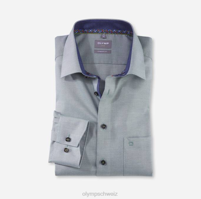 OLYMP Luxor Comfort Fit, Businesshemd, New Kent, Limette LBD81642 Kleidung