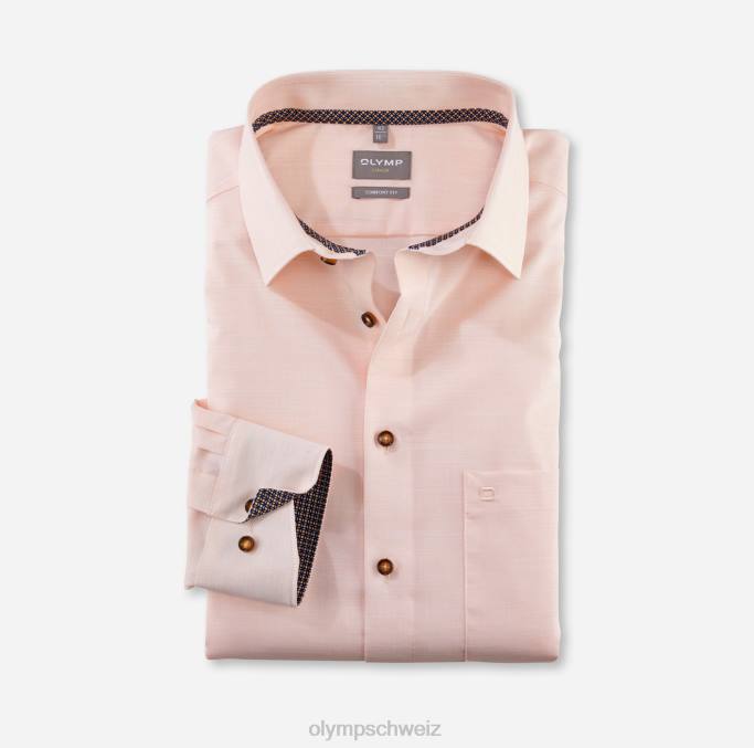 OLYMP Luxor Comfort Fit, Businesshemd, New Kent, Mandarine LBD81611 Kleidung
