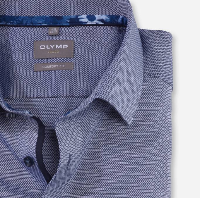 OLYMP Luxor Comfort Fit, Businesshemd, New Kent, Marine LBD81476 Kleidung
