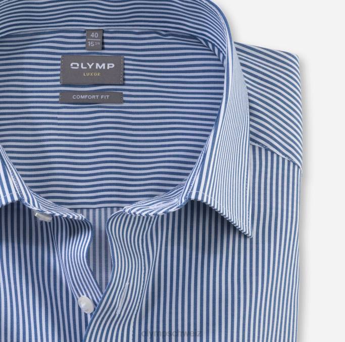 OLYMP Luxor Comfort Fit, Businesshemd, New Kent, Marine LBD81511 Kleidung