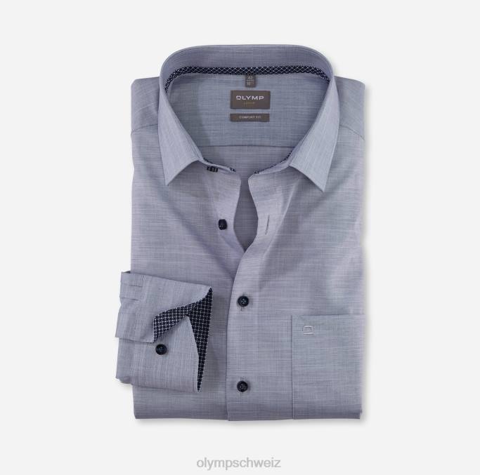 OLYMP Luxor Comfort Fit, Businesshemd, New Kent, Marine LBD81632 Kleidung