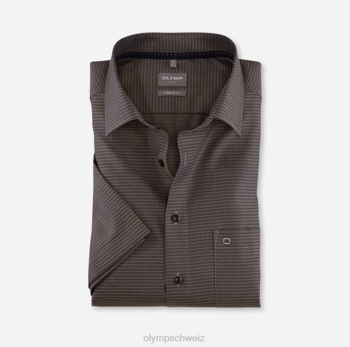 OLYMP Luxor Comfort Fit, Businesshemd, New Kent, Natur LBD81484 Kleidung