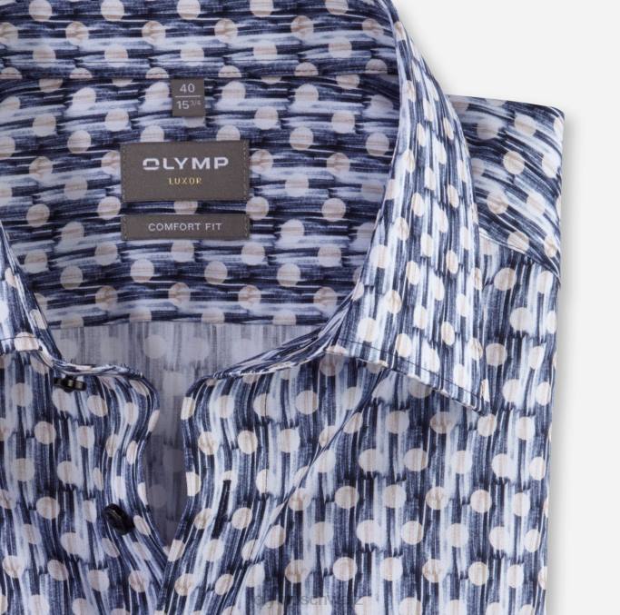 OLYMP Luxor Comfort Fit, Businesshemd, New Kent, Natur LBD81507 Kleidung