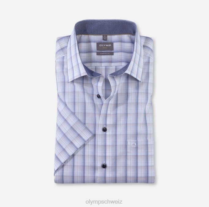 OLYMP Luxor Comfort Fit, Businesshemd, New Kent, Natur LBD81515 Kleidung