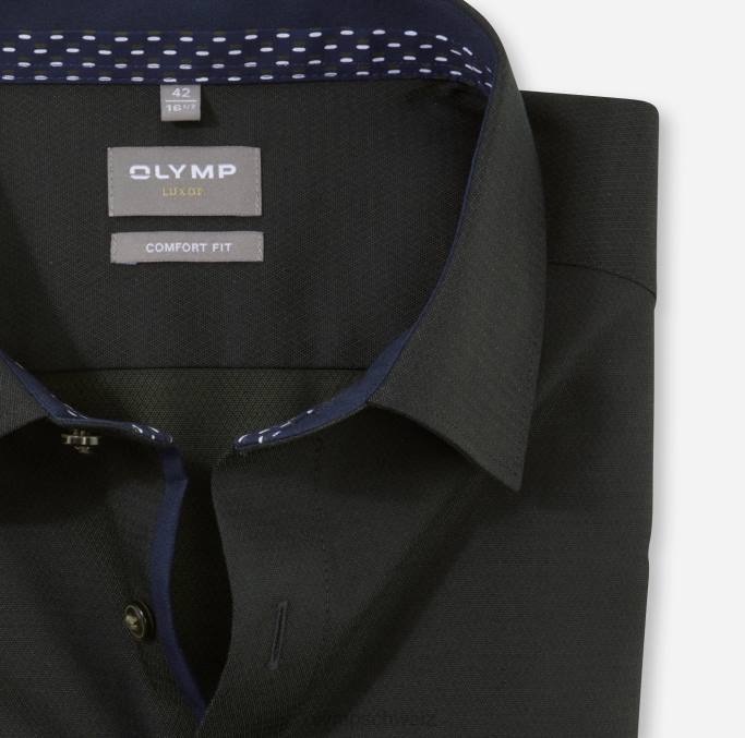 OLYMP Luxor Comfort Fit, Businesshemd, New Kent, Oliv LBD81612 Kleidung