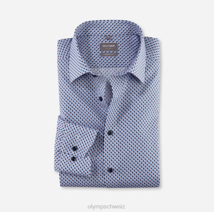 OLYMP Luxor Comfort Fit, Businesshemd, New Kent, Orange LBD81541 Kleidung