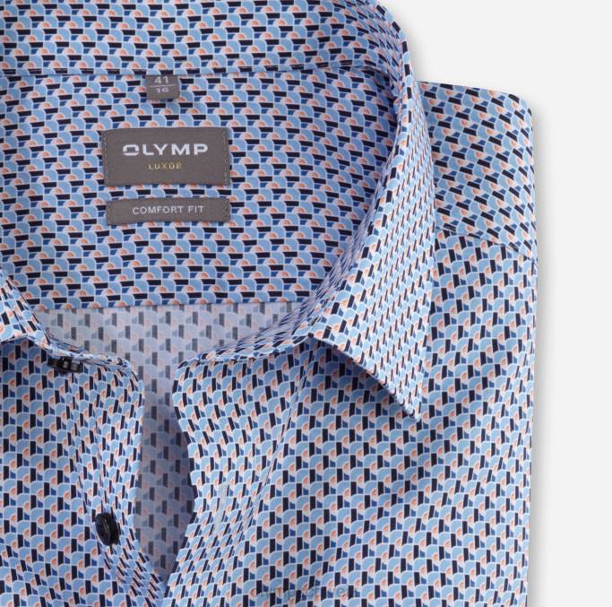 OLYMP Luxor Comfort Fit, Businesshemd, New Kent, Orange LBD81541 Kleidung