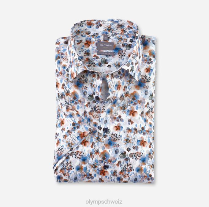 OLYMP Luxor Comfort Fit, Businesshemd, New Kent, Orange LBD81602 Kleidung