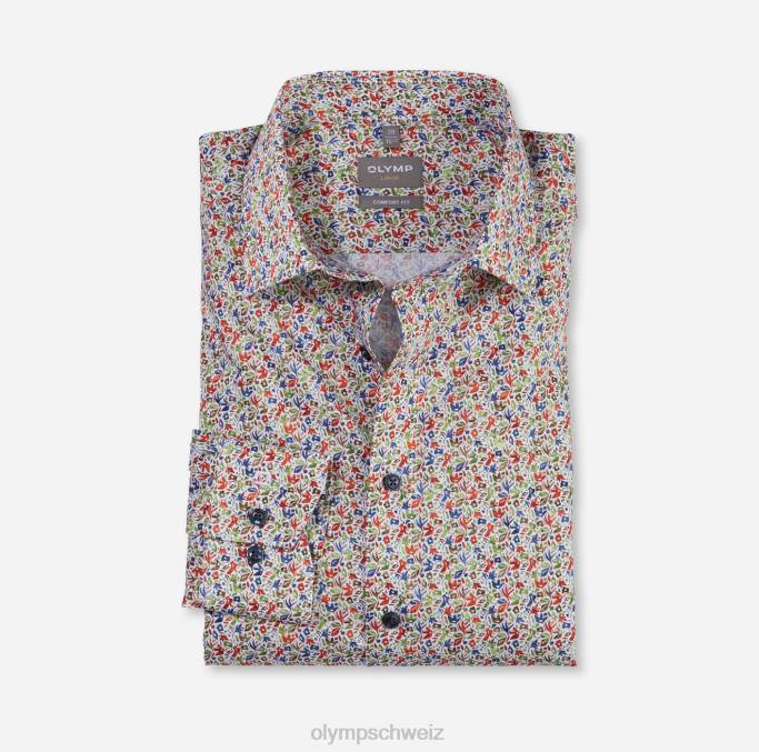 OLYMP Luxor Comfort Fit, Businesshemd, New Kent, Orange LBD81692 Kleidung
