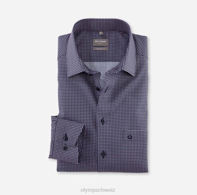 OLYMP Luxor Comfort Fit, Businesshemd, New Kent, Rose LBD81531 Kleidung