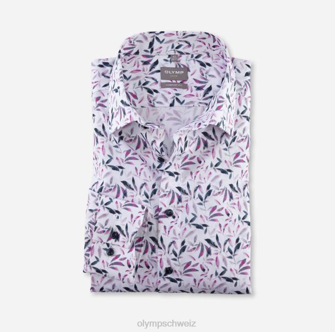 OLYMP Luxor Comfort Fit, Businesshemd, New Kent, Rose LBD81549 Kleidung