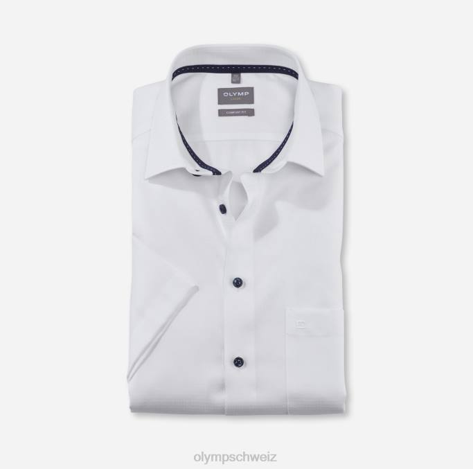 OLYMP Luxor Comfort Fit, Businesshemd, New Kent, Weiß LBD81474 Kleidung