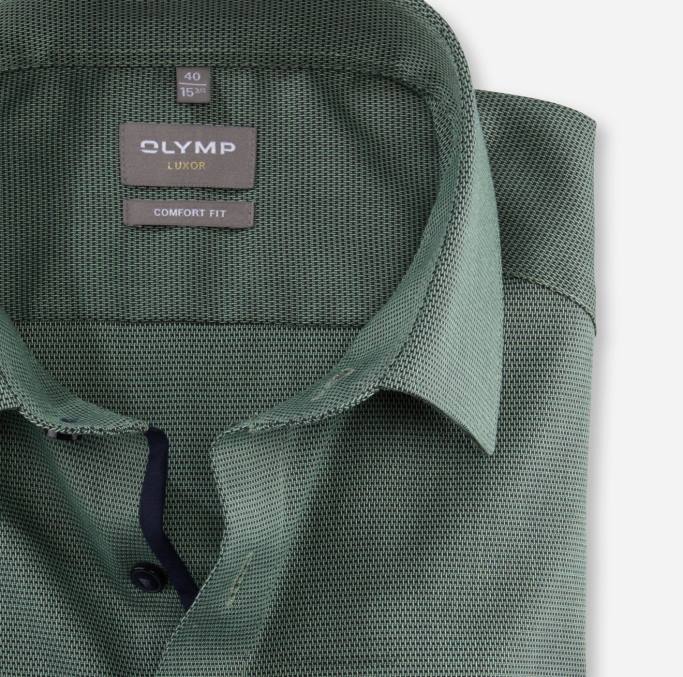 OLYMP Luxor Comfort Fit, Businesshemd, New Kent, hellgrün LBD81554 Kleidung