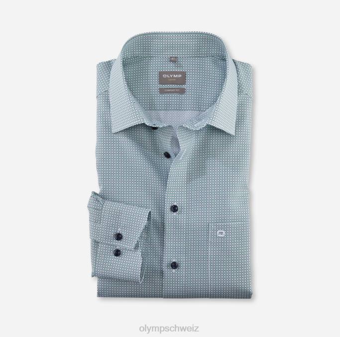 OLYMP Luxor Comfort Fit, Businesshemd, New Kent, hellgrün LBD81573 Kleidung