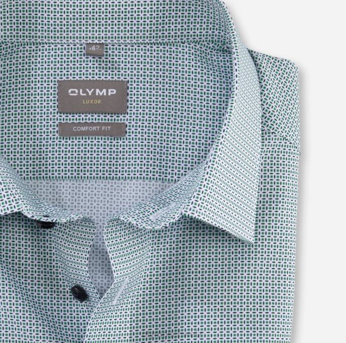 OLYMP Luxor Comfort Fit, Businesshemd, New Kent, hellgrün LBD81573 Kleidung