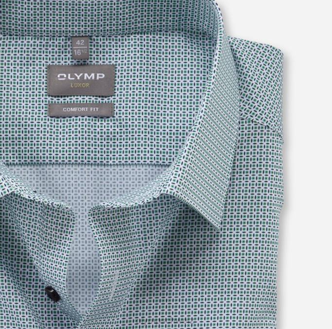 OLYMP Luxor Comfort Fit, Businesshemd, New Kent, hellgrün LBD81614 Kleidung