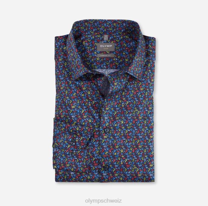 OLYMP Luxor Comfort Fit, Businesshemd, New Kent, rot LBD81503 Kleidung