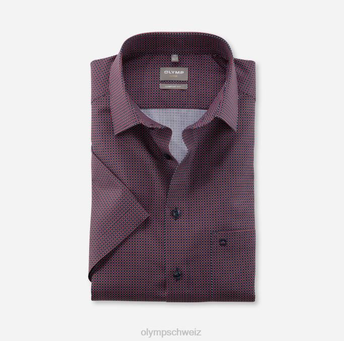 OLYMP Luxor Comfort Fit, Businesshemd, New Kent, rot LBD81569 Kleidung
