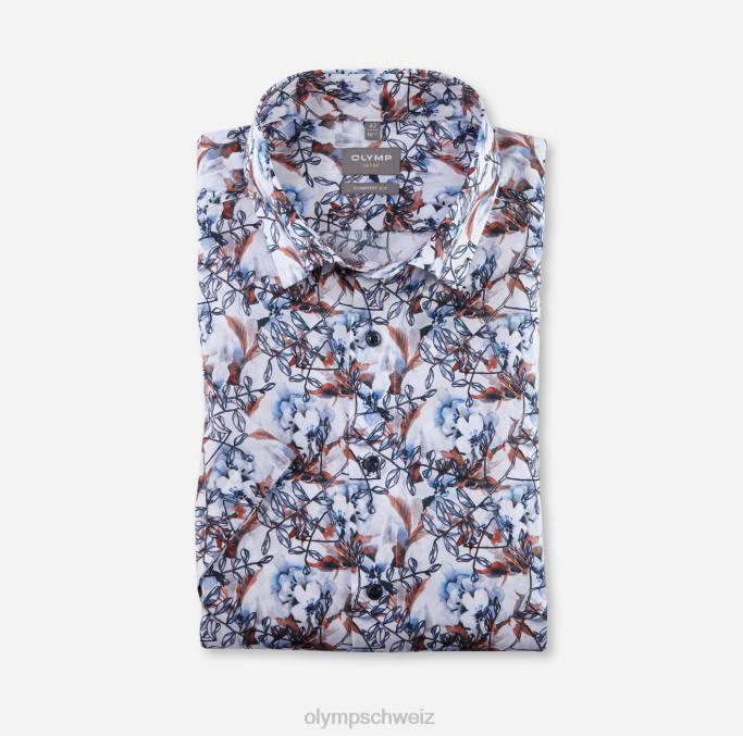 OLYMP Luxor Comfort Fit, Businesshemd, Under Button-Down, Mandarine LBD81627 Kleidung