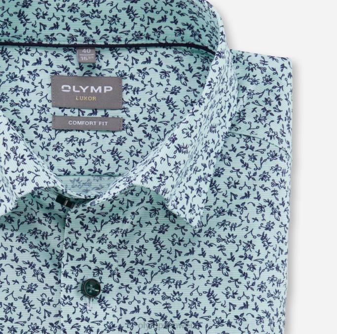 OLYMP Luxor Comfort Fit, Businesshemd, Under Button-Down, hellgrün LBD81537 Kleidung