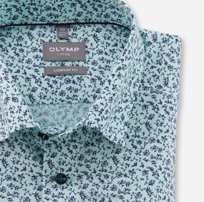 OLYMP Luxor Comfort Fit, Businesshemd, Under Button-Down, hellgrün LBD81619 Kleidung