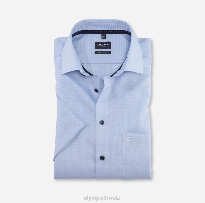 OLYMP Luxor Modern Fit, Businesshemd, Global Kent, Blau LBD81058 Kleidung