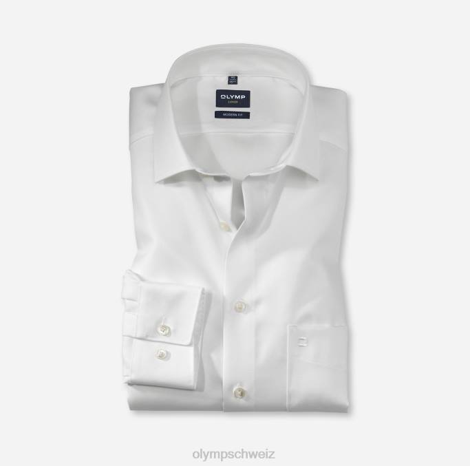 OLYMP Luxor Modern Fit, Businesshemd, Global Kent, Hellbeige LBD81048 Kleidung