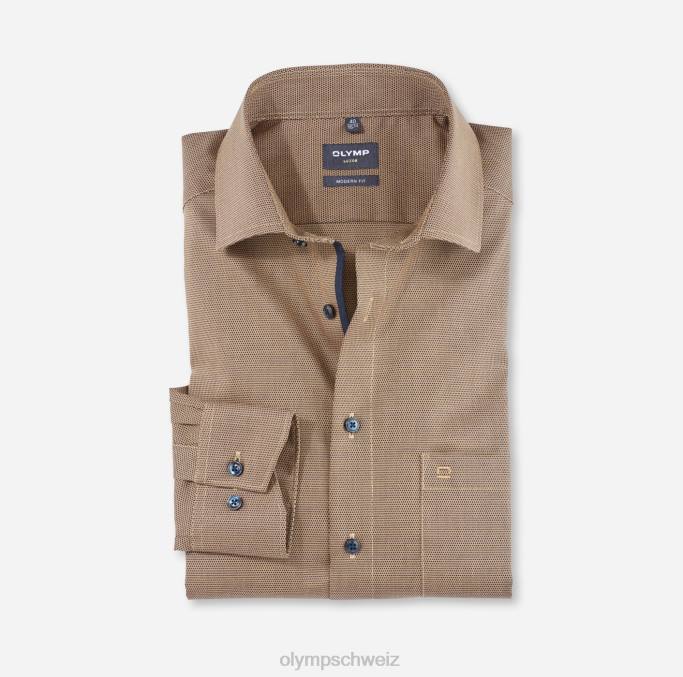 OLYMP Luxor Modern Fit, Businesshemd, Global Kent, Mandarin LBD81232 Kleidung