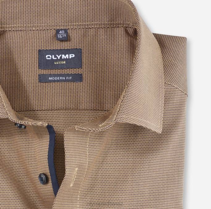 OLYMP Luxor Modern Fit, Businesshemd, Global Kent, Mandarin LBD81232 Kleidung
