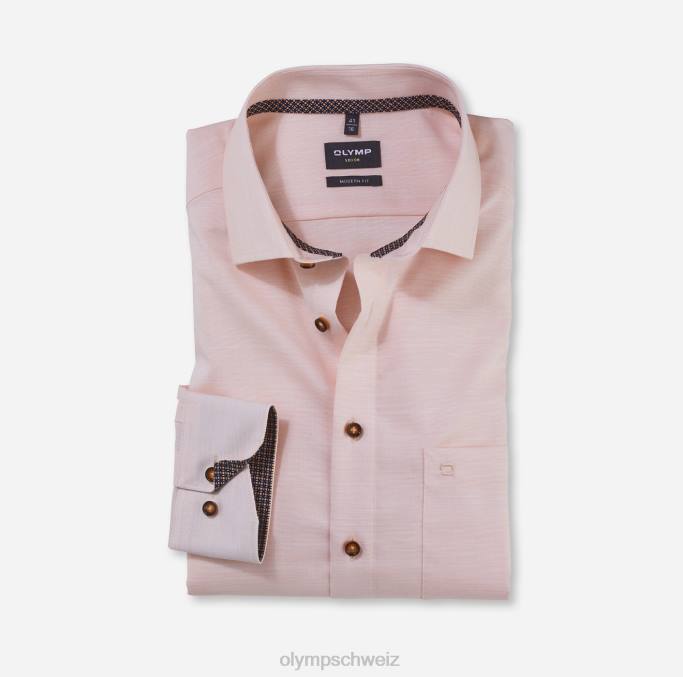 OLYMP Luxor Modern Fit, Businesshemd, Global Kent, Mandarin LBD81313 Kleidung