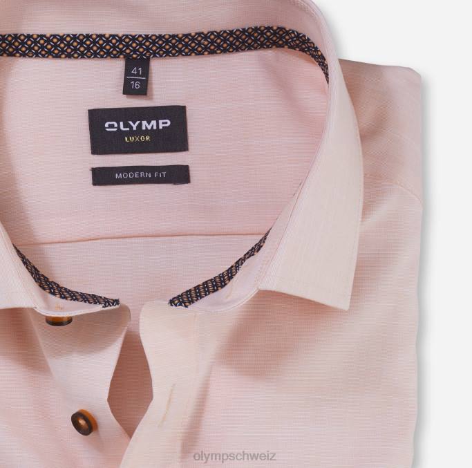OLYMP Luxor Modern Fit, Businesshemd, Global Kent, Mandarin LBD81313 Kleidung