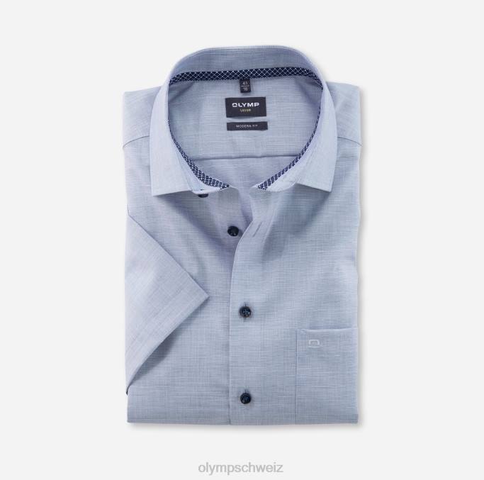 OLYMP Luxor Modern Fit, Businesshemd, Global Kent, Marine LBD81240 Kleidung