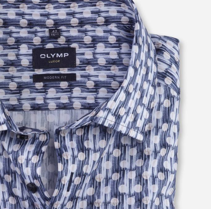 OLYMP Luxor Modern Fit, Businesshemd, Global Kent, Natur LBD8962 Kleidung