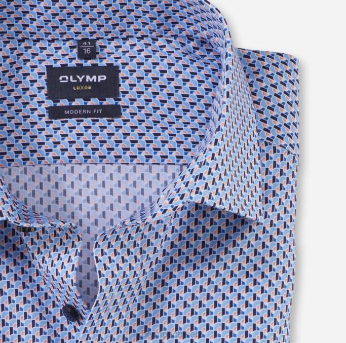 OLYMP Luxor Modern Fit, Businesshemd, Global Kent, Orange LBD81219 Kleidung