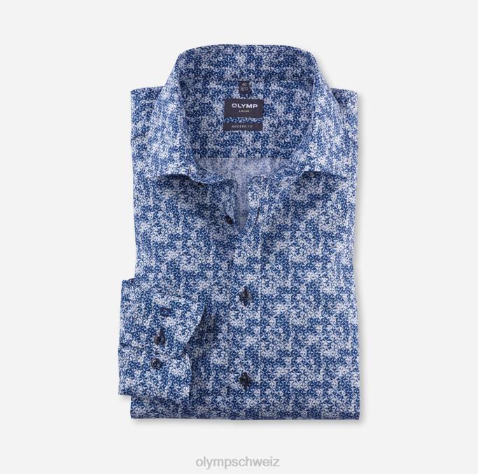 OLYMP Luxor Modern Fit, Businesshemd, Global Kent, Royal LBD81000 Kleidung