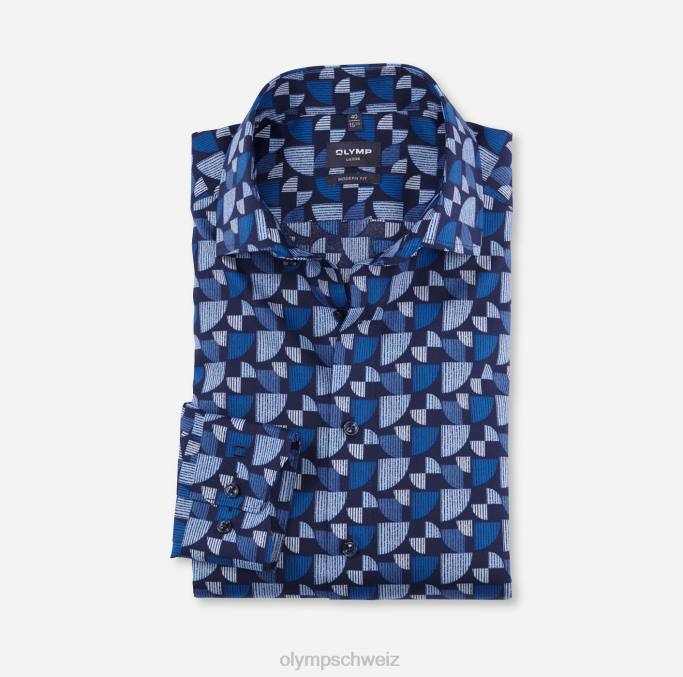 OLYMP Luxor Modern Fit, Businesshemd, Global Kent, Royal LBD81055 Kleidung