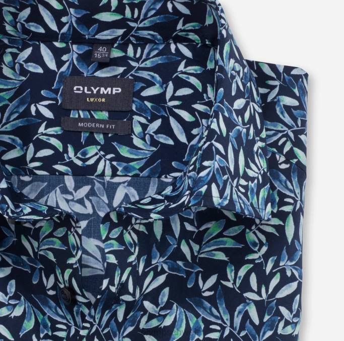 OLYMP Luxor Modern Fit, Businesshemd, Global Kent, hellgrün LBD81130 Kleidung