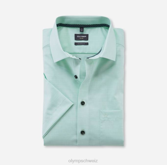 OLYMP Luxor Modern Fit, Businesshemd, Global Kent, hellgrün LBD81201 Kleidung